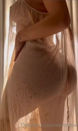 Demi Rose see-through suit show of Huge BOOTY/BOOBS !!! New Video