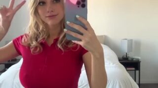 zooemoore onlyfans leaked – Selfie show off super big boobs