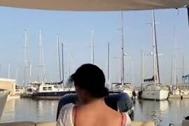 Kingharol Twerking Big Fat Ass on a Boat