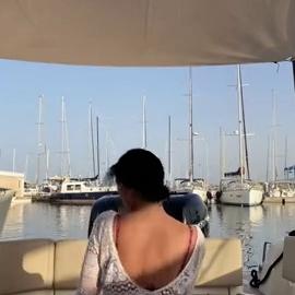 Kingharol Twerking Big Fat Ass on a Boat