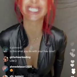 NalaFitness Chatting With Fans in Instagram Livestream