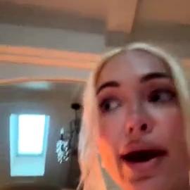 Lindsey Pelas Showering Naked on Livestream
