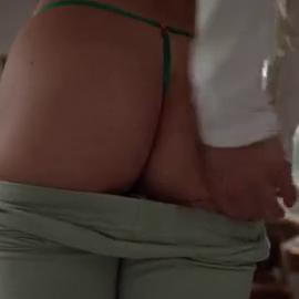 Caroline Zalog – Teasing in Sexy G String